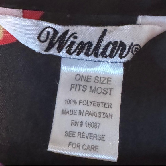 Colorful Butterfly Print Kaftan- Winlar - Picture 3 of 3